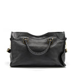 balenciaga Classic City Bag Leather Black GHW
