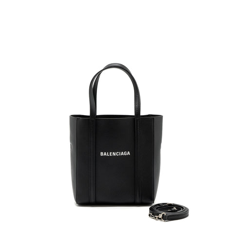 balenciaga Everyday XXS Tote Bag Calfskin Black SHW