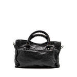 balenciaga Giant City Bag Leather Black ruthenium Hardware