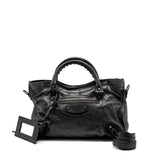 balenciaga Giant City Bag Leather Black ruthenium Hardware