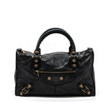 balenciaga G21 Work Bag Leather black GHW