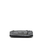 balenciaga City Fold Clutch/ Shoulder Bag Dark Grey SHW