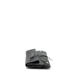 balenciaga City Fold Clutch/ Shoulder Bag Dark Grey SHW