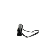 balenciaga Gossip shoulder bag croc-embossed calfskin black GHW