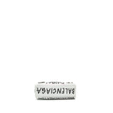 balenciaga City Graffiti Classic Studs bag leather white / pink/ black with black hardware