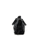 balenciaga City Bag Calfskin Black Ruthenium Hardware
