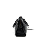 balenciaga City Bag Calfskin Black Ruthenium Hardware