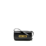 balenciaga Gossip Shoulder Bag Calfskin Black GHW