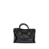 balenciaga classic city bag Leather black GHW