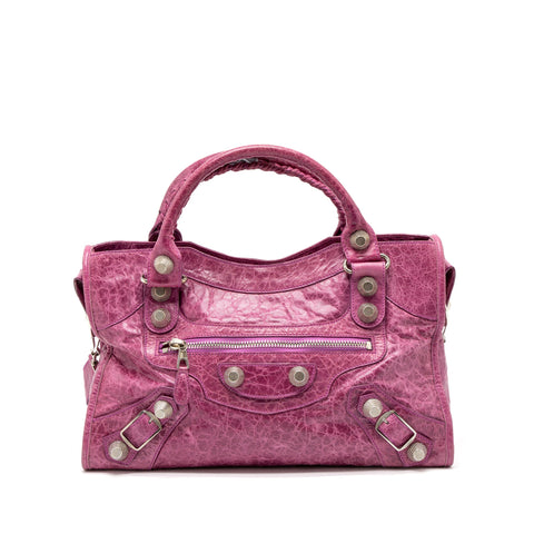 balenciaga Giant City Bag Pink SHW