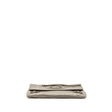 balenciaga City Fold Clutch/Shoulder Bag Leather Grey Ruthenium Hardware