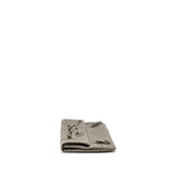 balenciaga City Fold Clutch/Shoulder Bag Leather Grey Ruthenium Hardware