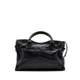 balenciaga Classic City Bag Leather Black ruthenium silver Hardware