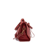 balenciaga city bag leather red LGHW