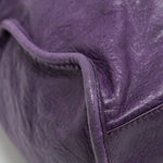 balenciaga Giant City Bag Purple GHW
