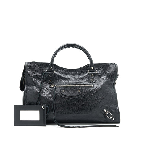 balenciaga Giant City Bag Black SHW