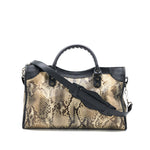 balenciaga Classic City Python Leather SHW
