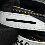 balenciaga City Graffiti Classic Studs bag leather white / pink/ black with black hardware