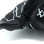 balenciaga Graffiti Waist Bag Leather Black Ruthenium Hardware