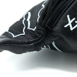 balenciaga Graffiti Waist Bag Leather Black Ruthenium Hardware