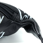 balenciaga Graffiti Waist Bag Leather Black Ruthenium Hardware