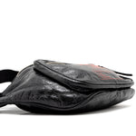 balenciaga Europa Belt Bag Calfskin Black/Red SHW