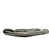 balenciaga City Fold Clutch/Shoulder Bag Leather Grey Ruthenium Hardware