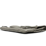 balenciaga City Fold Clutch/Shoulder Bag Leather Grey Ruthenium Hardware