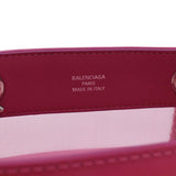 balenciaga Duty Free Mesh Tote Bag Fuchsia