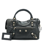 balenciaga Giant City in Black SHW