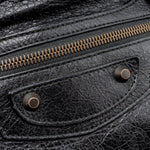 balenciaga Classic City Bag Leather Black ruthenium silver Hardware