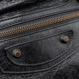 balenciaga Classic City Bag Leather Black ruthenium silver Hardware