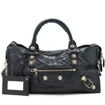 balenciaga Giant City Bag Navy SHW