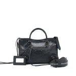 balenciaga Classic City S leather tote black