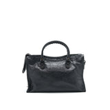 balenciaga Classic City S leather tote black