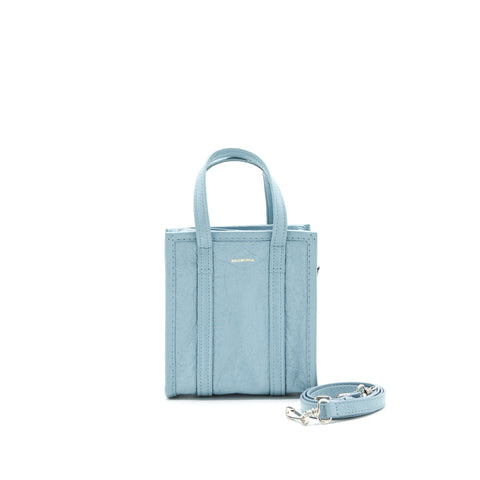 balenciaga Bazar Shopper XXS light Blue