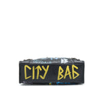 balenciaga City Bag Black With Multicolour Graffiti Ruthenium Hardware