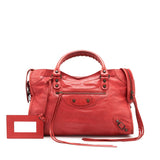 balenciaga CLASSIC CITY BAG RED