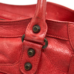 balenciaga CLASSIC CITY BAG RED