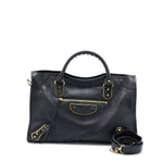 balenciaga Edge City Bag Goatskin Black GHW