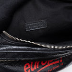 balenciaga Europa Belt Bag Calfskin Black/Red SHW