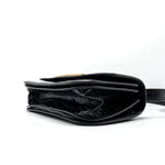 balenciaga Gossip shoulder bag croc-embossed calfskin black GHW