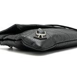 balenciaga City Fold Clutch/ Shoulder Bag Dark Grey SHW