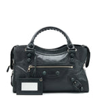 balenciaga Giant City Bag Black SHW