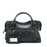 balenciaga Giant City Bag Black SHW