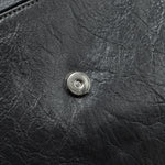 balenciaga City Fold Clutch/ Shoulder Bag Dark Grey SHW