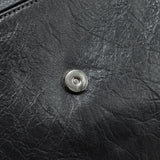 balenciaga City Fold Clutch/ Shoulder Bag Dark Grey SHW