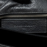 balenciaga City Fold Clutch/ Shoulder Bag Dark Grey SHW