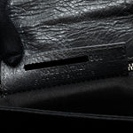 balenciaga City Fold Clutch/ Shoulder Bag Dark Grey SHW