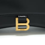 balenciaga Hourglass S Calfskin Black GHW